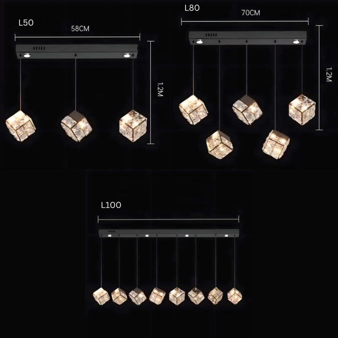 DRAKEMONT Modern Crystal Chandelier
