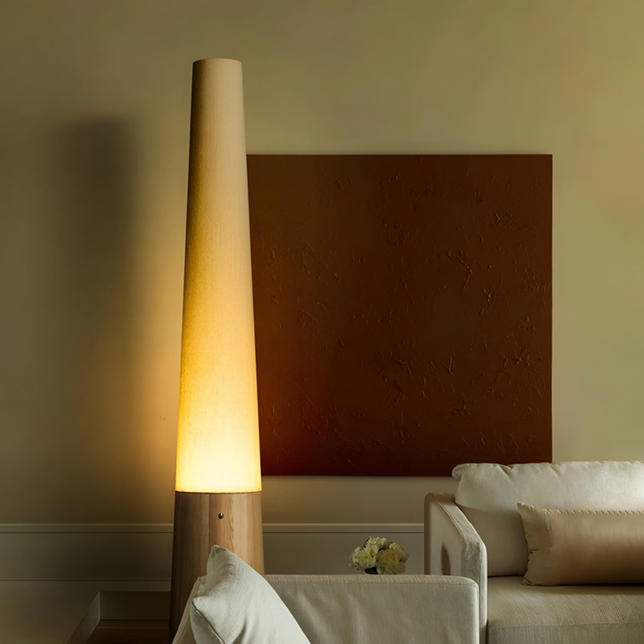 FENWICK Wabi-Sabi Solid Wood Floor Lamp
