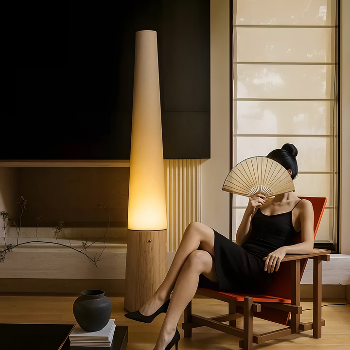FENWICK Wabi-Sabi Solid Wood Floor Lamp