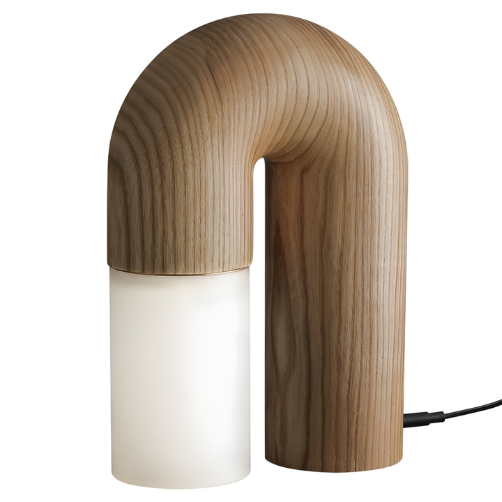 HAWKINS Japandi Solid Wood Table Lamp