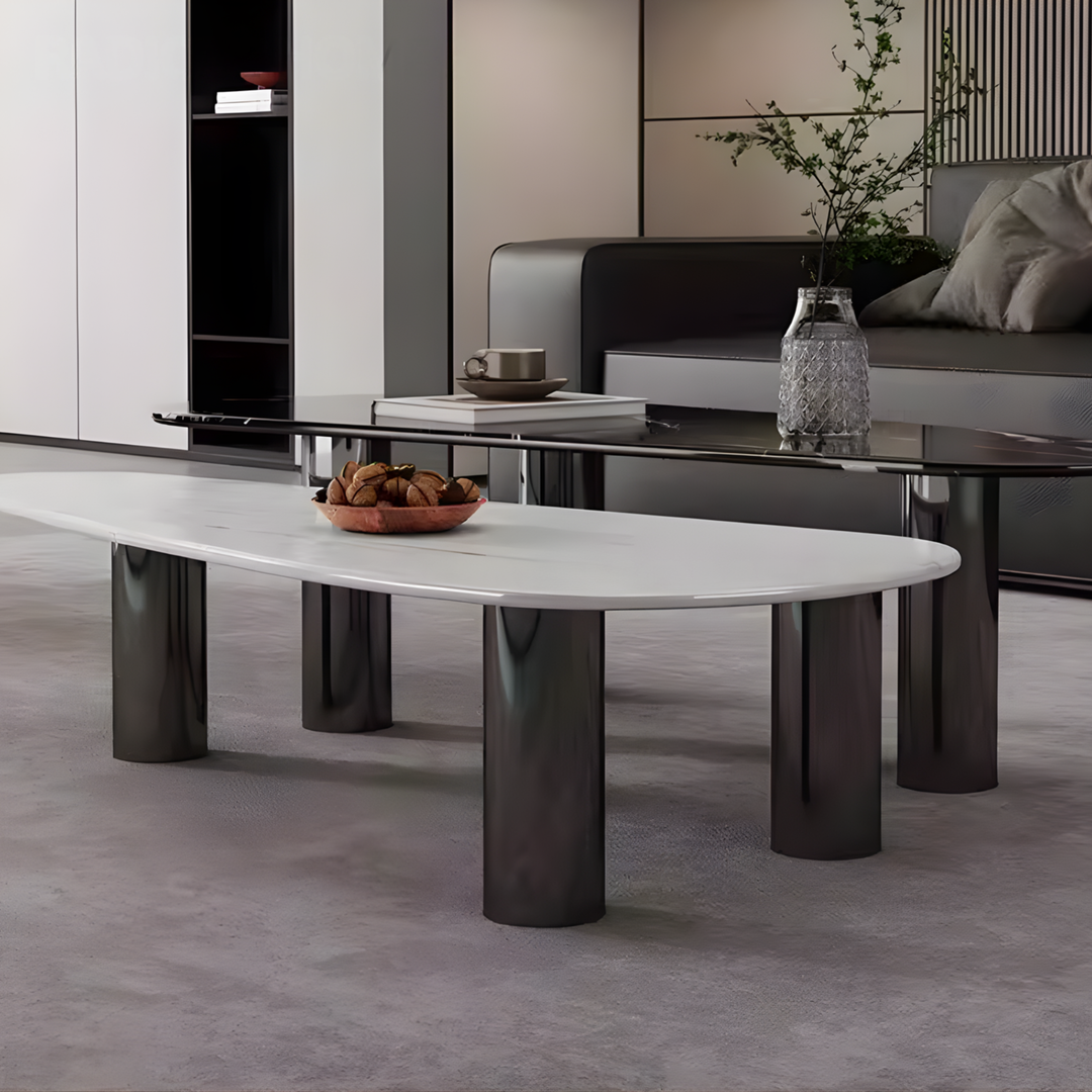 CALVET Modern Sintered Stone Coffee Table