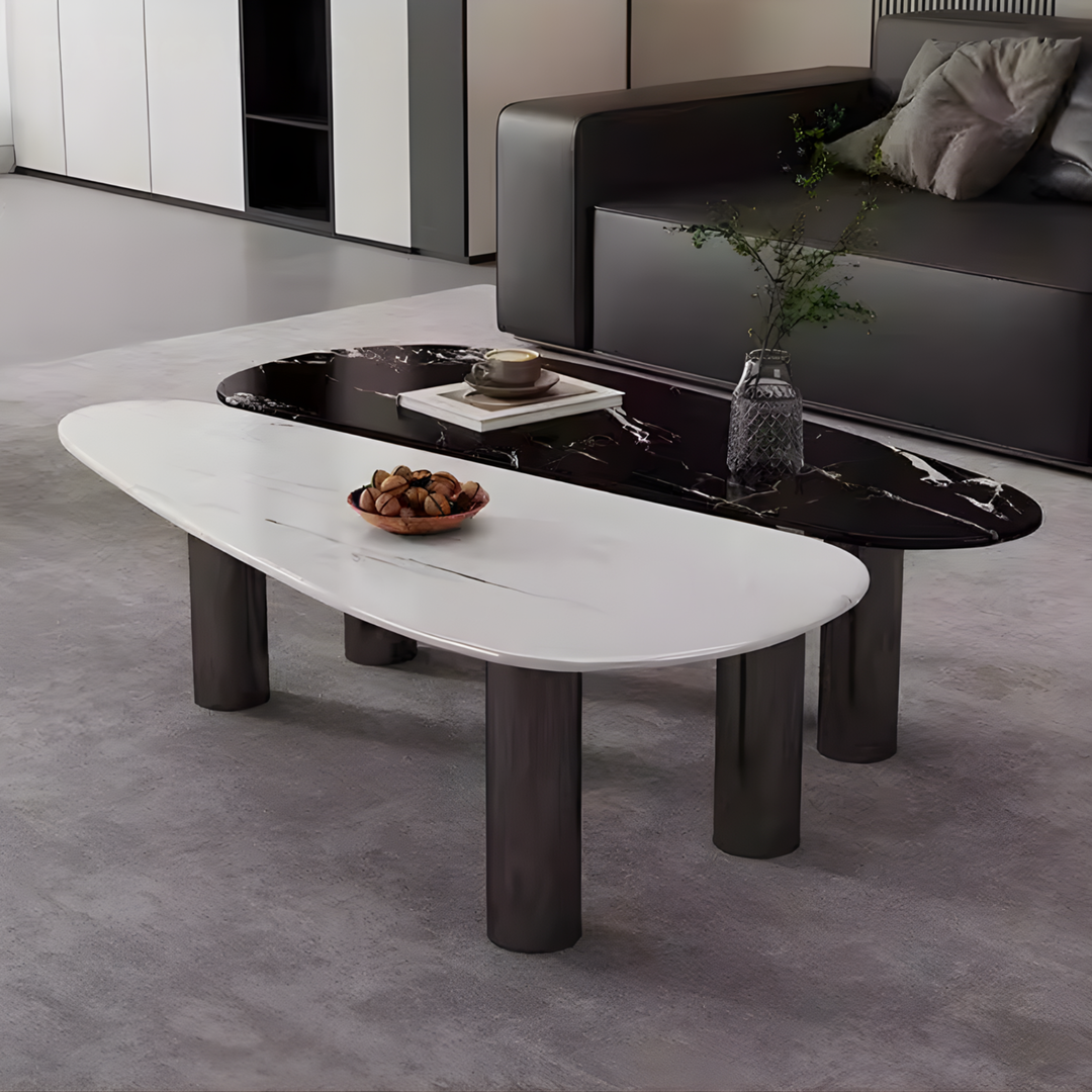 CALVET Modern Sintered Stone Coffee Table
