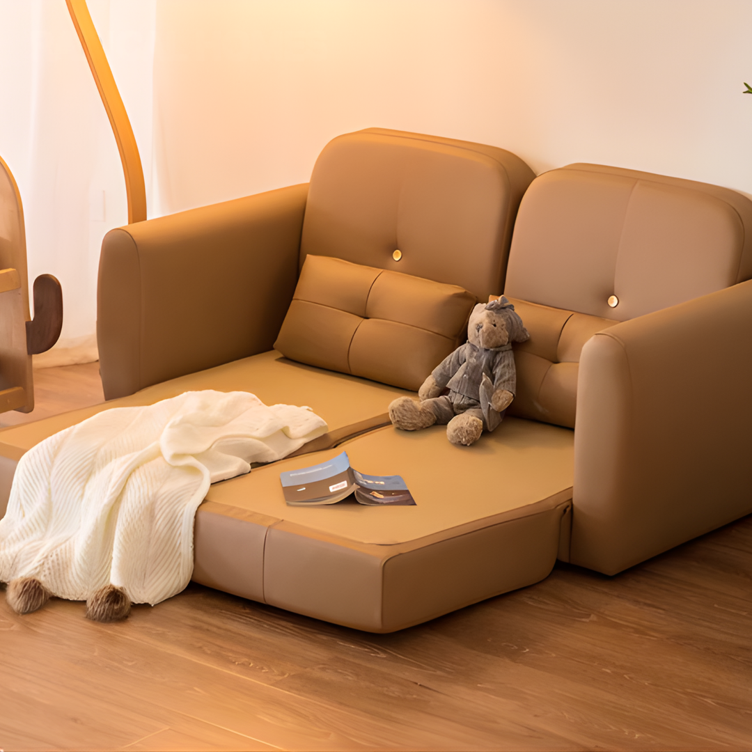 HARTFORD Modern Leather Sofa Bed
