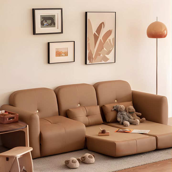 HARTFORD Modern Leather Sofa Bed