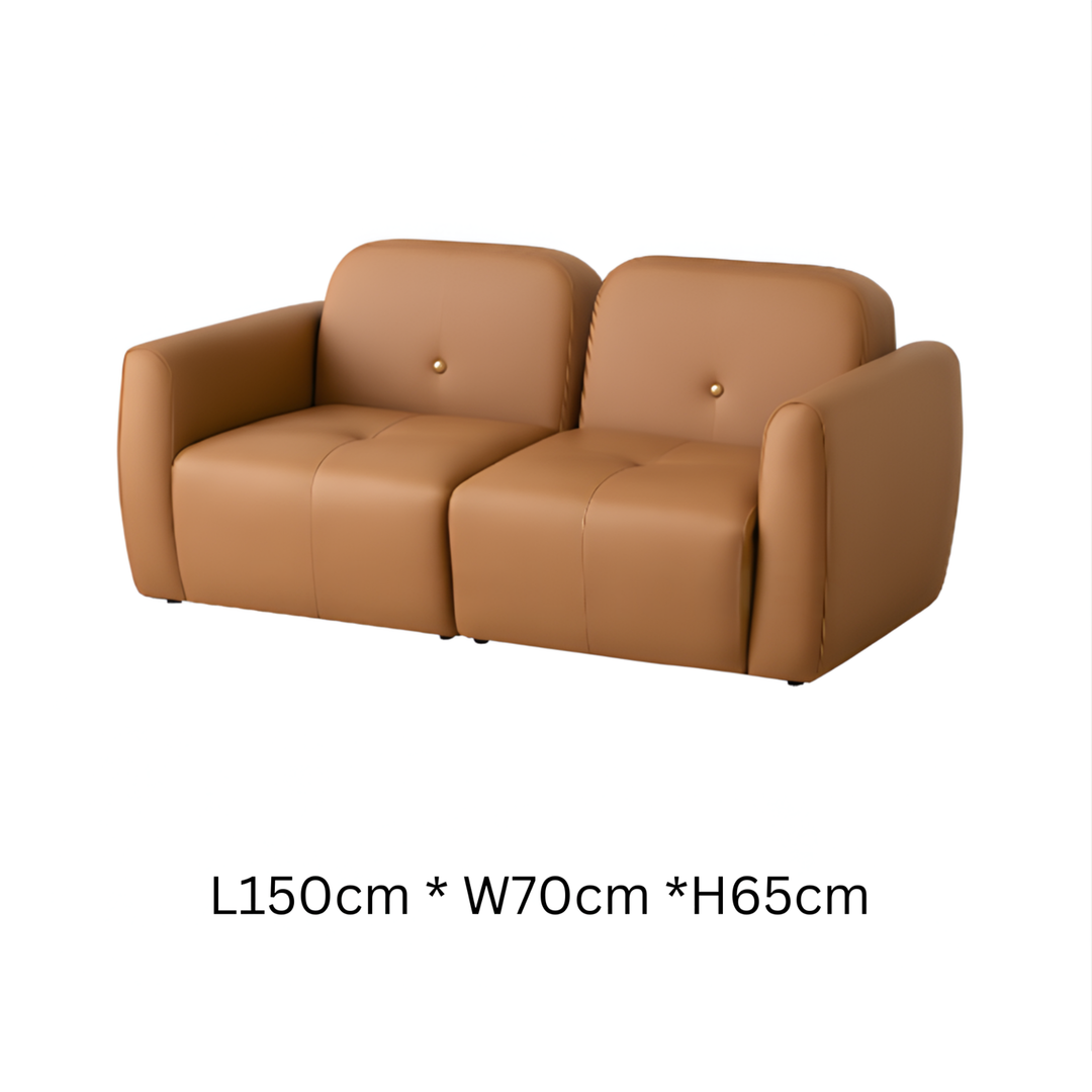 HARTFORD Modern Leather Sofa Bed