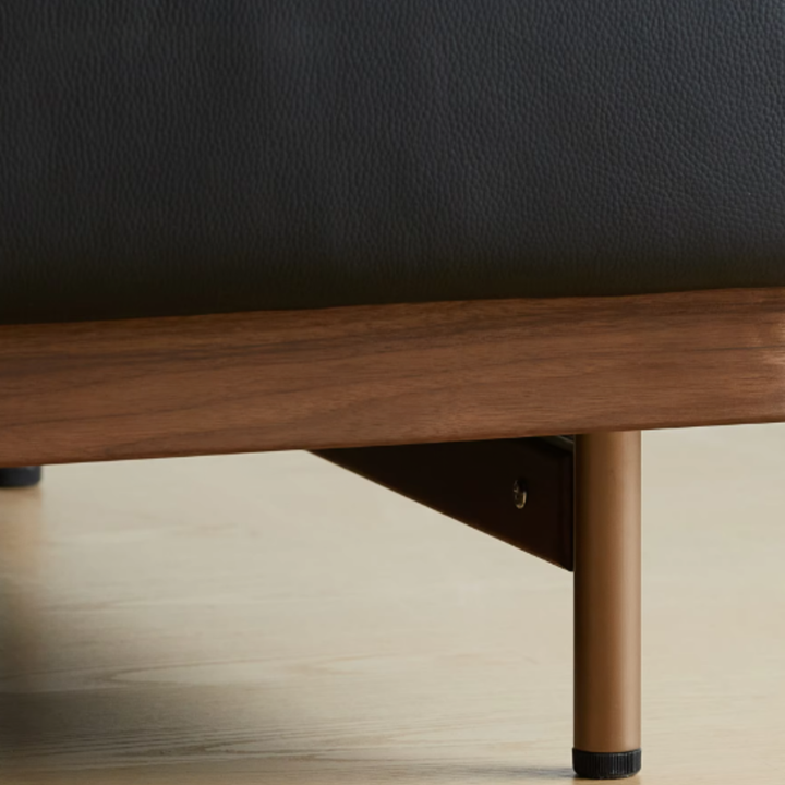 YORU Japandi Leather Sofa