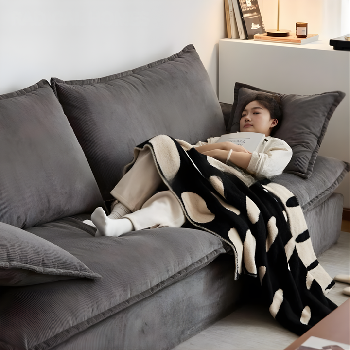 GILVAN Modern Fabric Sofa