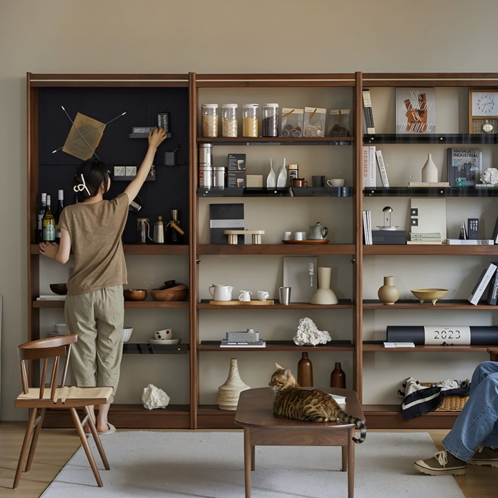 RAVENWOOD Modern Solid Wood Display Shelf