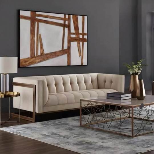 CANDLEHARE Victorian Velvet Sofa - Cassa Haus Singapore