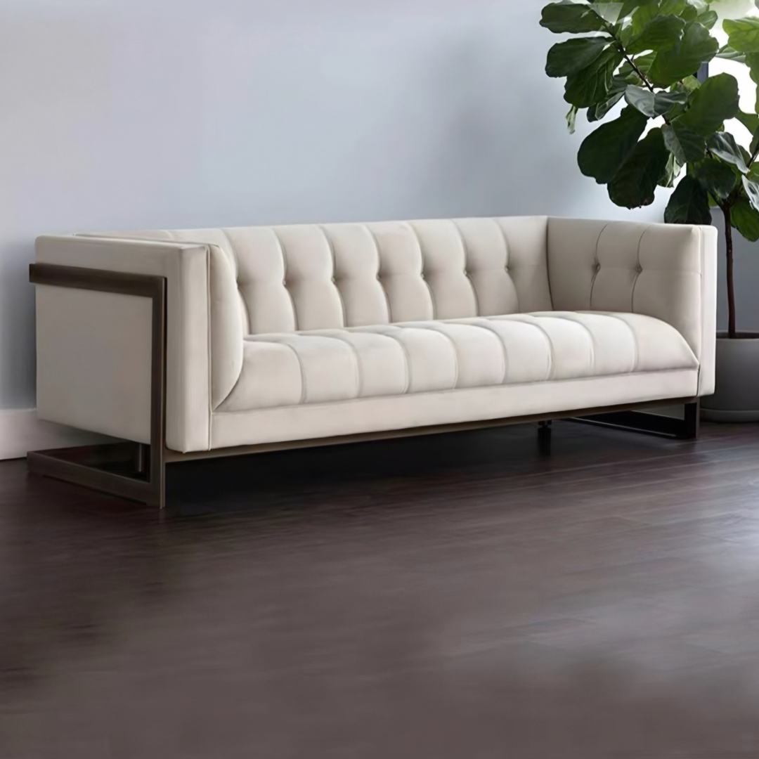 CANDLEHARE Victorian Velvet Sofa - Cassa Haus Singapore