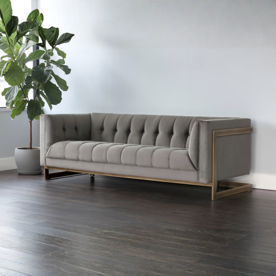 CANDLEHARE Victorian Velvet Sofa - Cassa Haus Singapore
