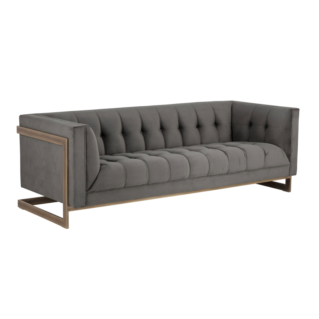 CANDLEHARE Victorian Velvet Sofa - Cassa Haus Singapore