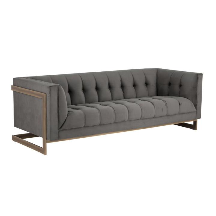CANDLEHARE Victorian Velvet Sofa - Cassa Haus Singapore