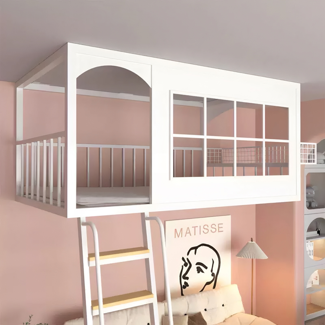 NOVEN Modern Children's Loft Bedframe