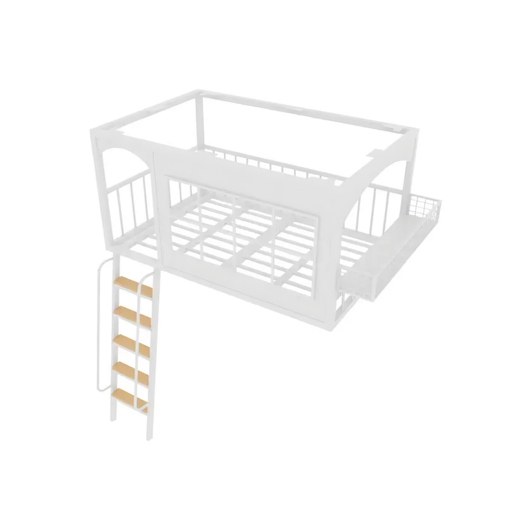 NOVEN Modern Children's Loft Bedframe