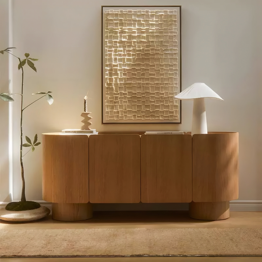 ORBIQUE Modern Solid Wood Sideboard - Cassa Haus Singapore