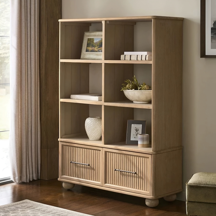 MERRAVEN Modern Solid Wood Shelf