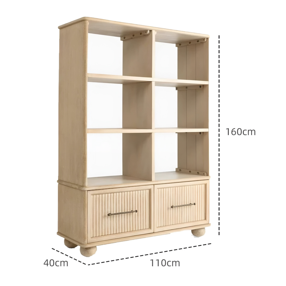 MERRAVEN Modern Solid Wood Shelf