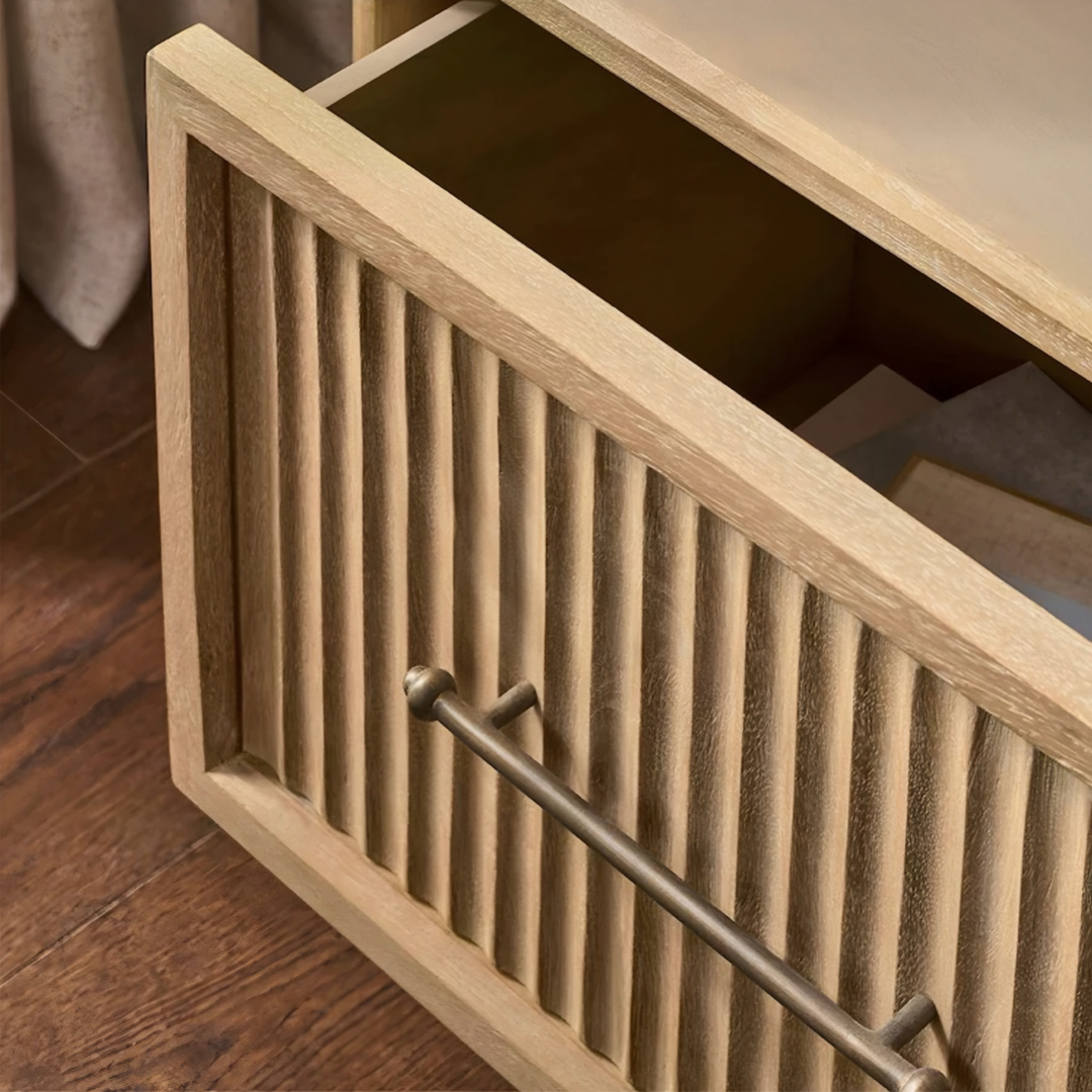 MERRAVEN Modern Solid Wood Shelf