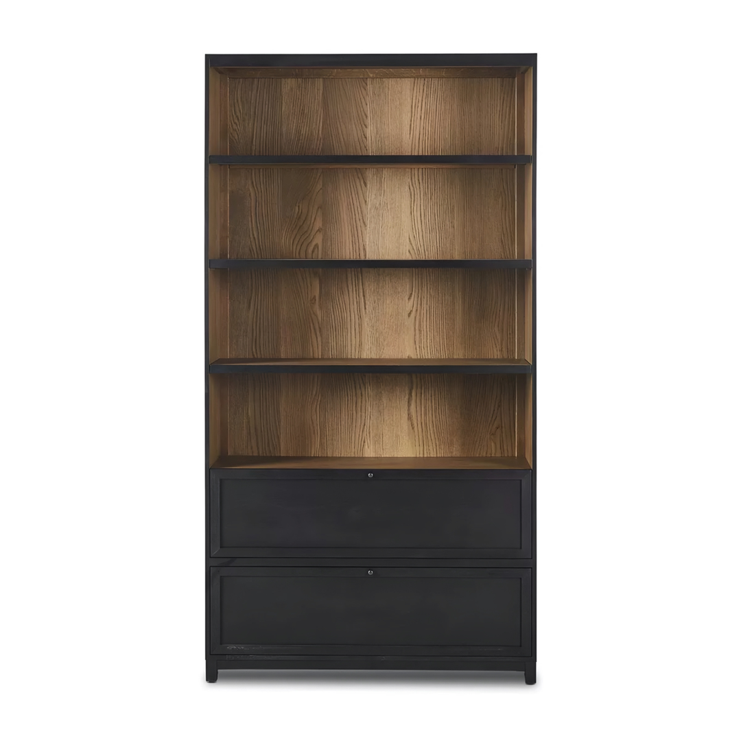 HARWICK Modern Solid Wood Bookshelf