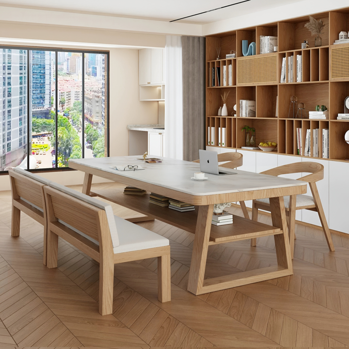 STONEHART Modern Sintered Stone Dining Table - Cassa Haus Singapore