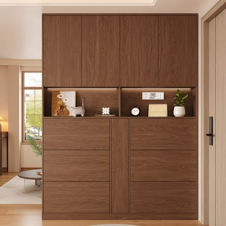 MILLWORK Modern Solid Wood Shoe Cabinet