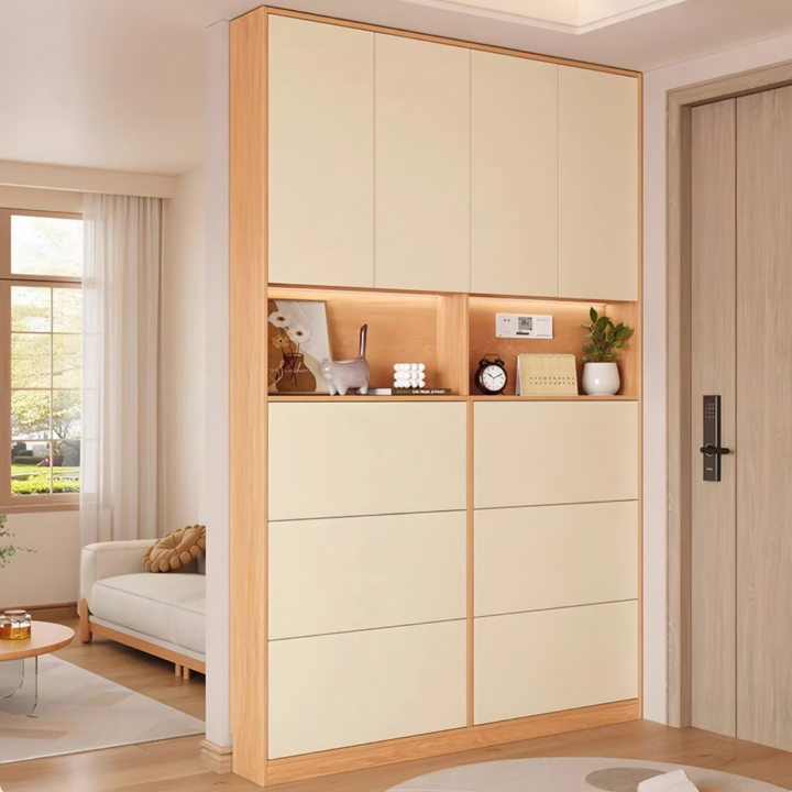MILLWORK Modern Solid Wood Shoe Cabinet