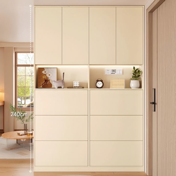 MILLWORK Modern Solid Wood Shoe Cabinet