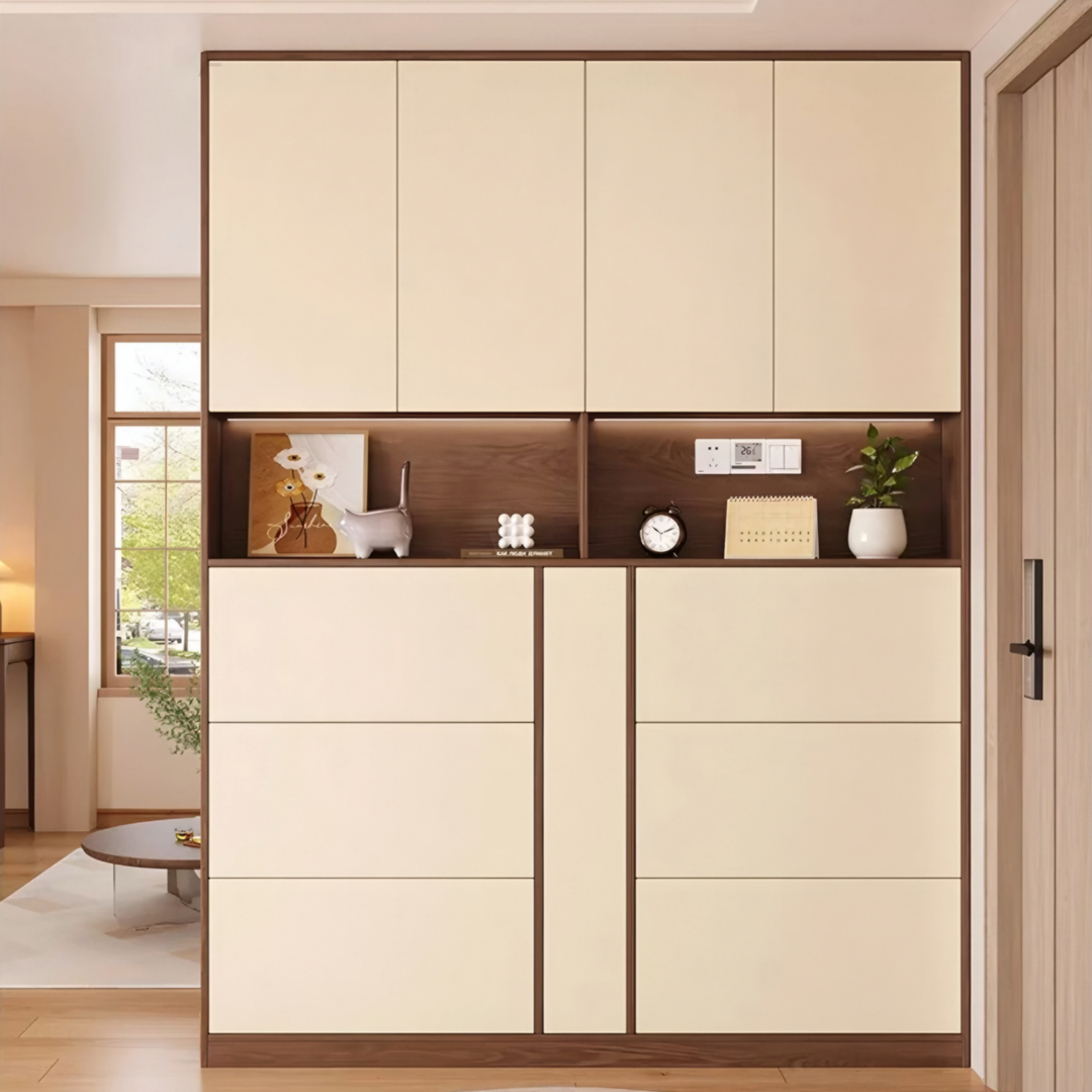 MILLWORK Modern Solid Wood Shoe Cabinet