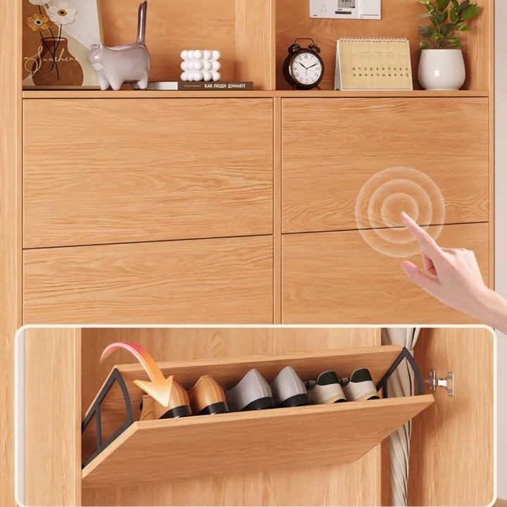 MILLWORK Modern Solid Wood Shoe Cabinet