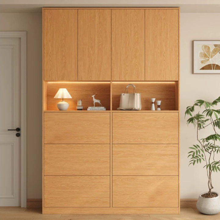 MILLWORK Modern Solid Wood Shoe Cabinet