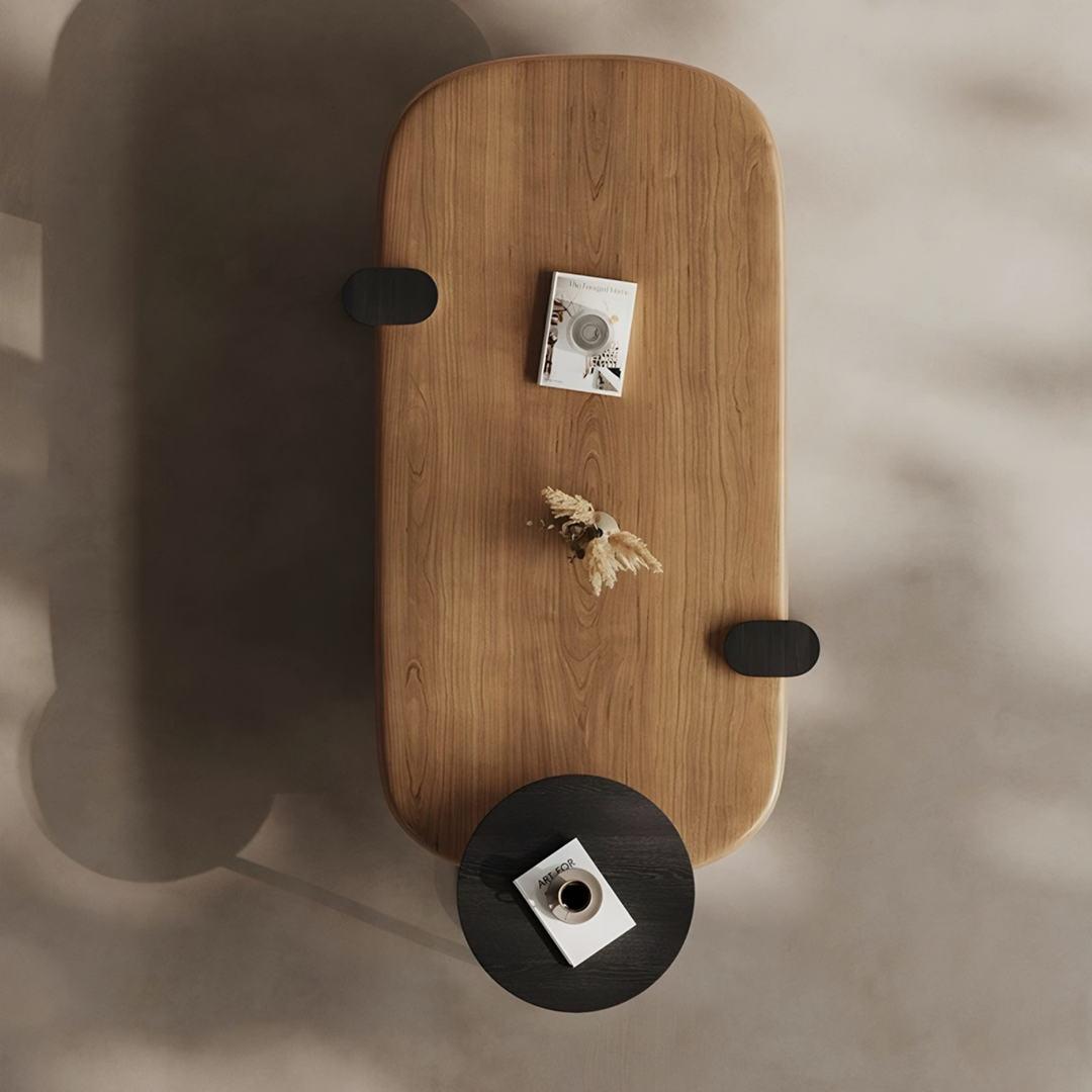 ORLONA Modern Solid Wood Coffee Table