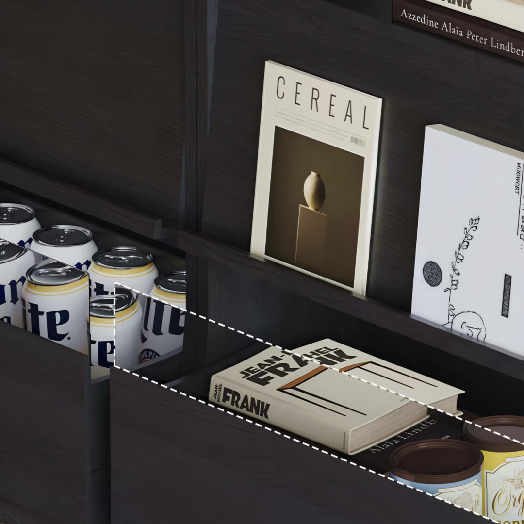 CAELVON Modern Solid Wood Shelf
