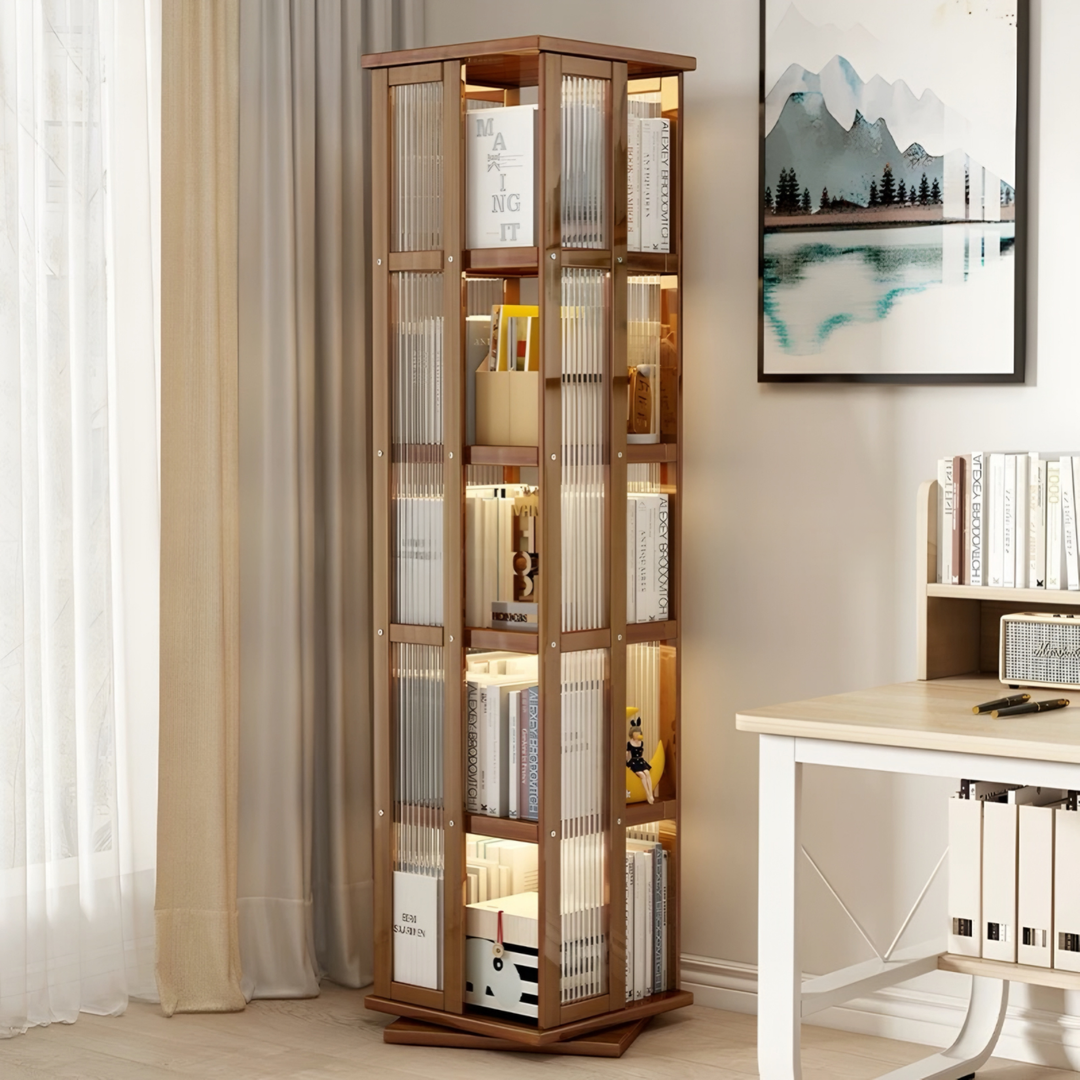 VERADEN Modern Rotating Bookshelf