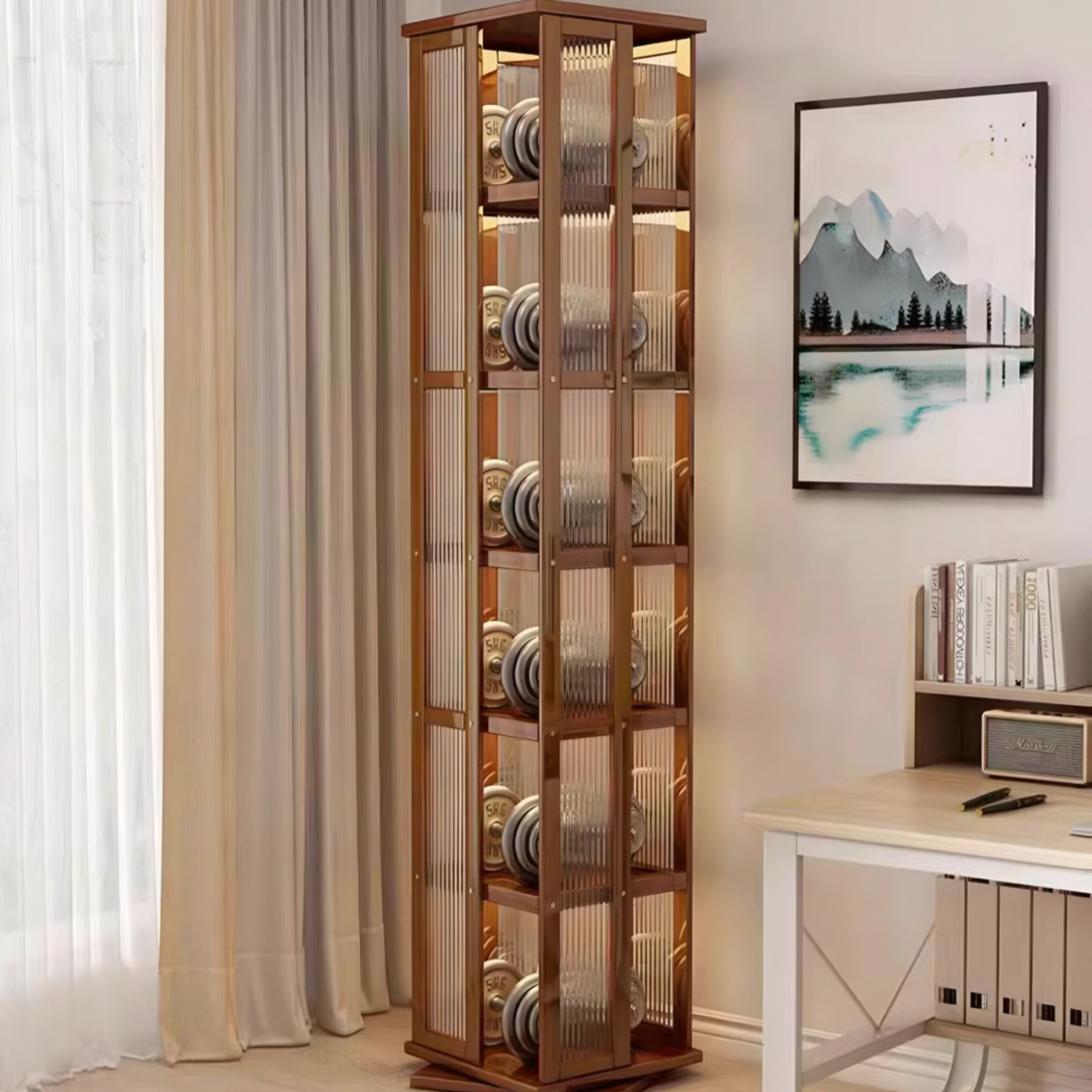 VERADEN Modern Rotating Bookshelf