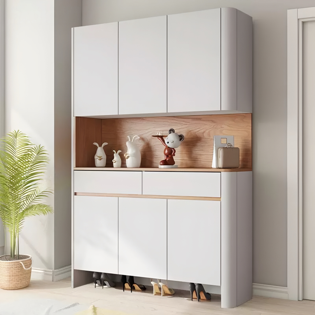 TOKONOMA Japandi Full Height Shoe Cabinet