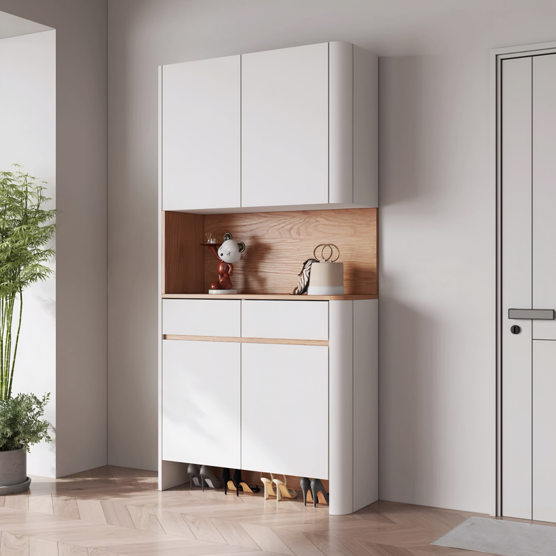TOKONOMA Japandi Full Height Shoe Cabinet