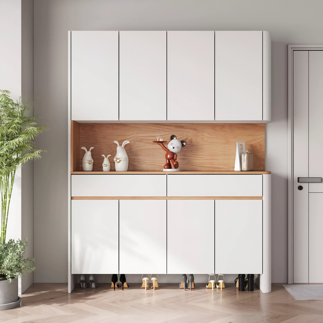 TOKONOMA Japandi Full Height Shoe Cabinet