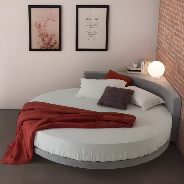 GALA Modern Round Fabric Bedframe