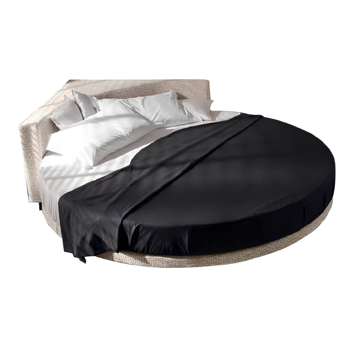 GALA Modern Round Fabric Bedframe