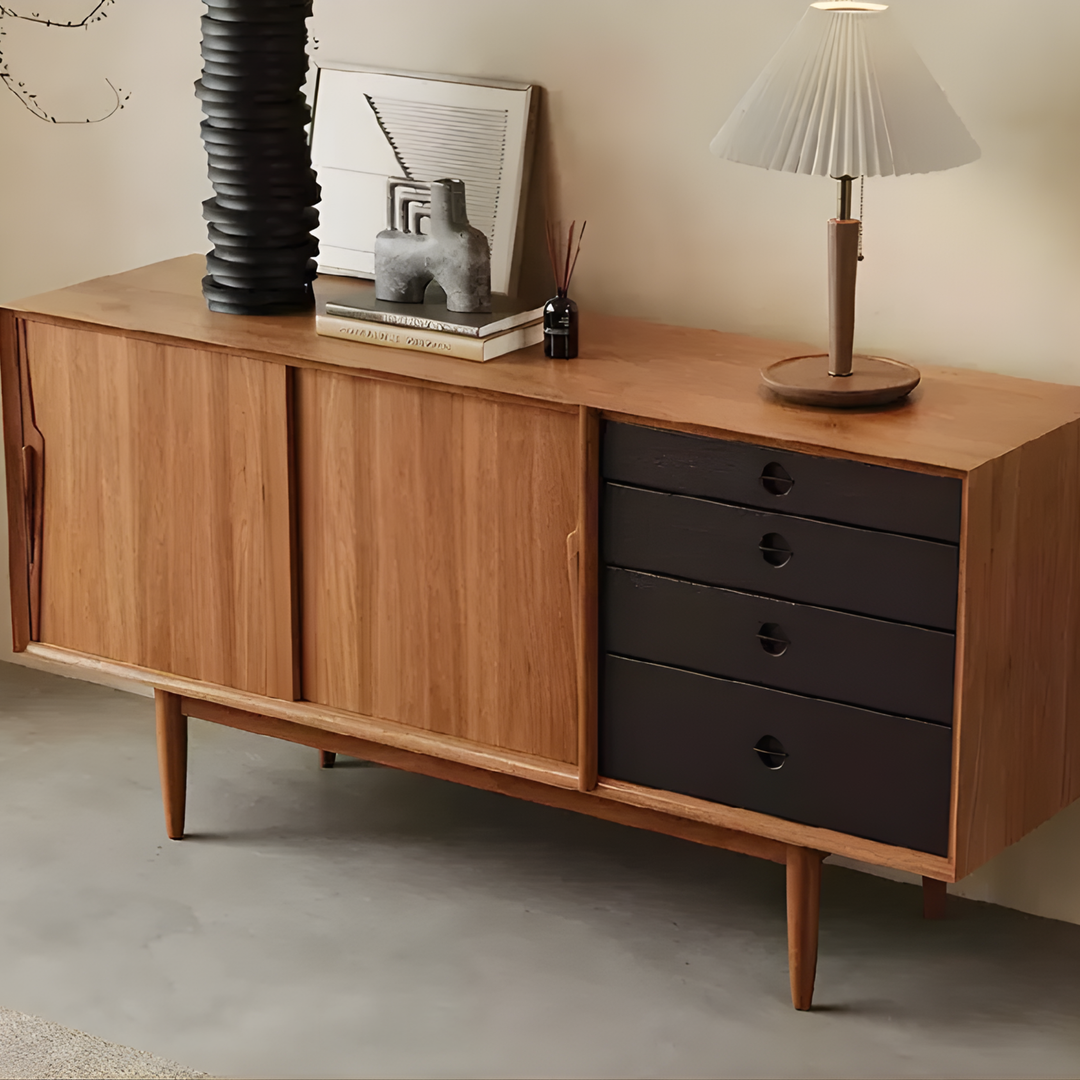 TAVENRO Modern Solid Wood Sideboard
