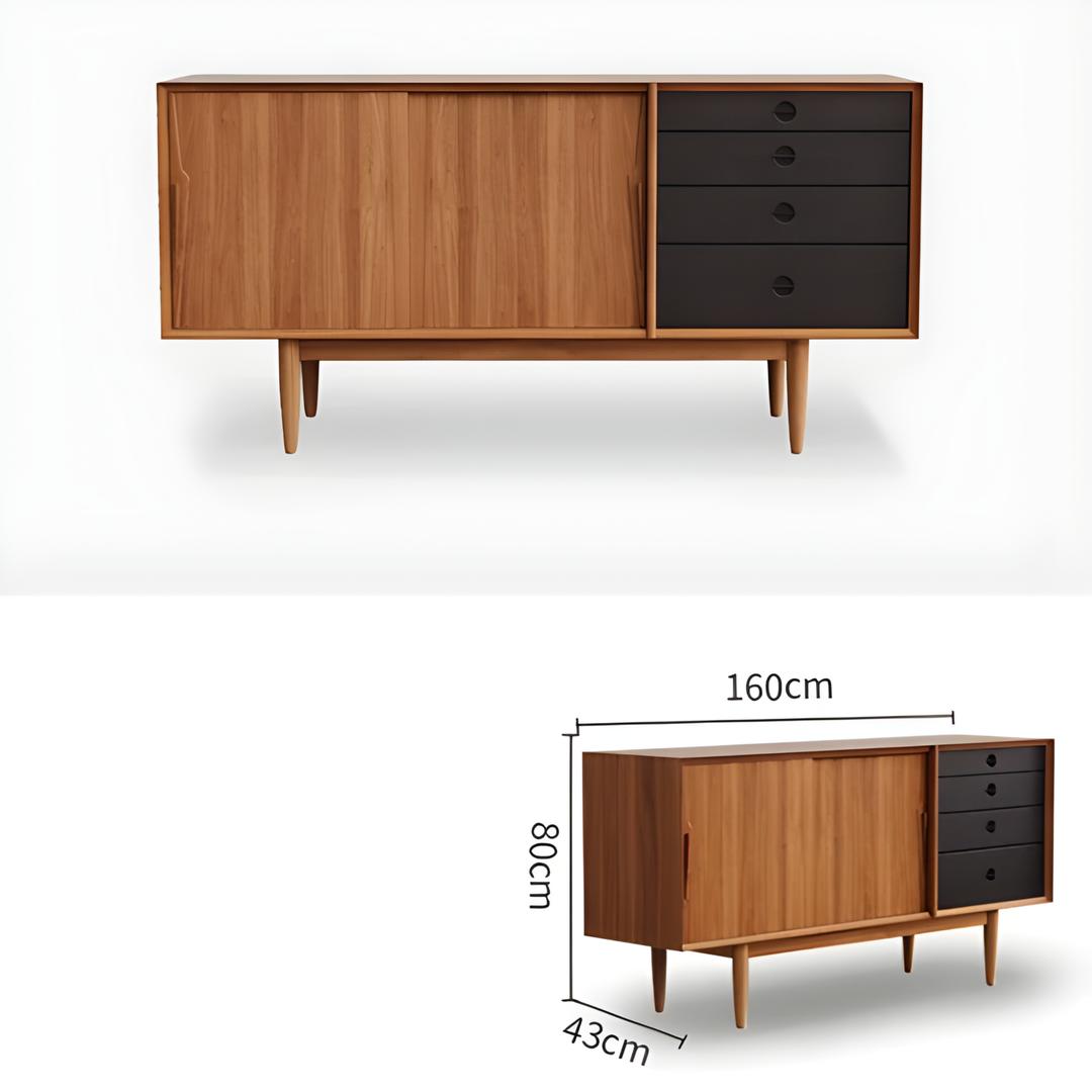 TAVENRO Modern Solid Wood Sideboard