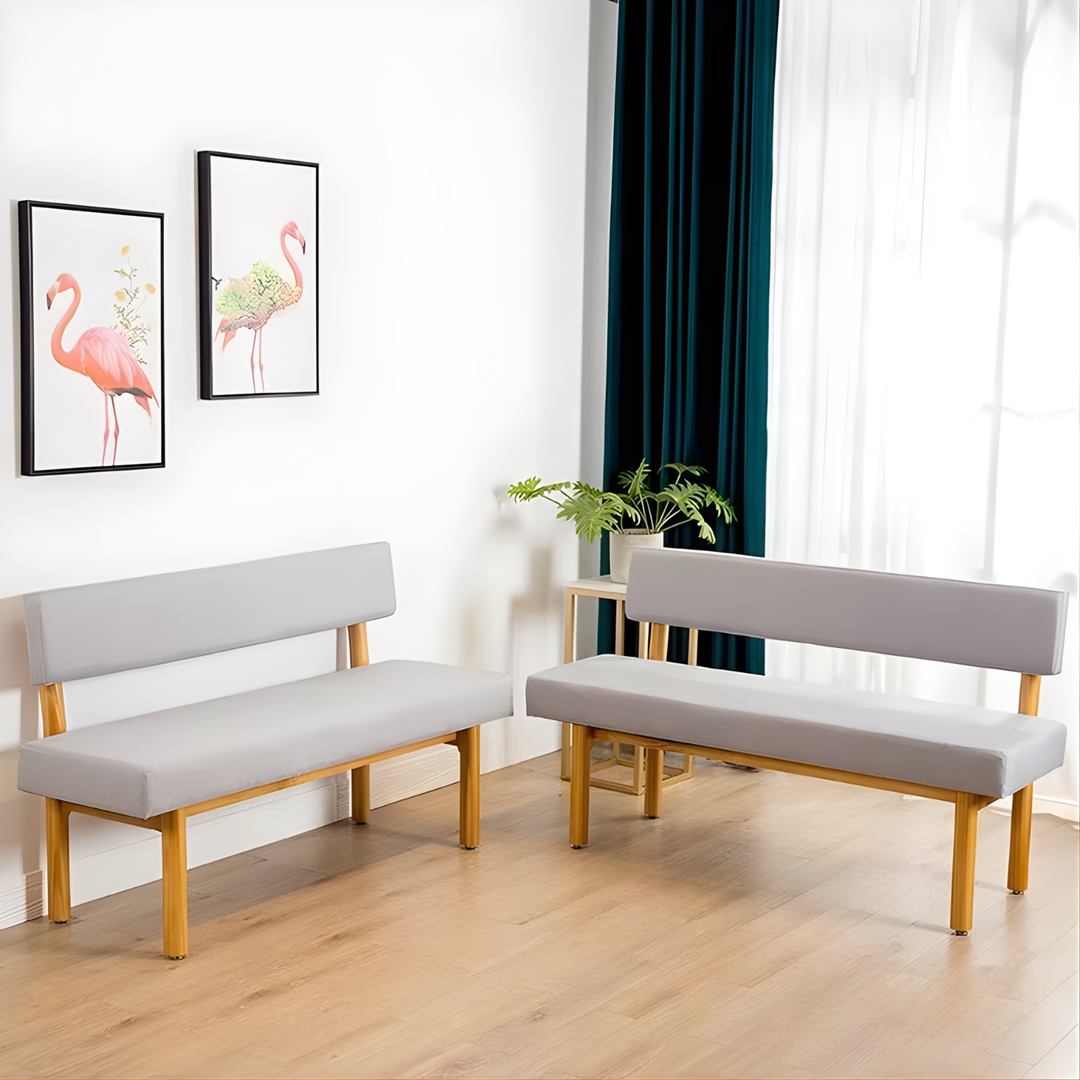 SAVERO Scandinavian Solid Wood Dining Bench