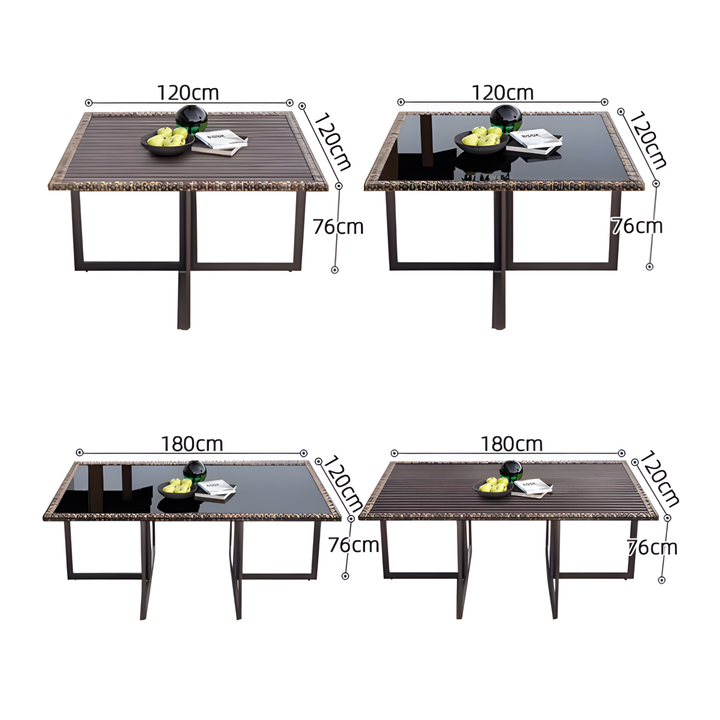 ZYLVORAN Modern Outdoor Table and Chairs