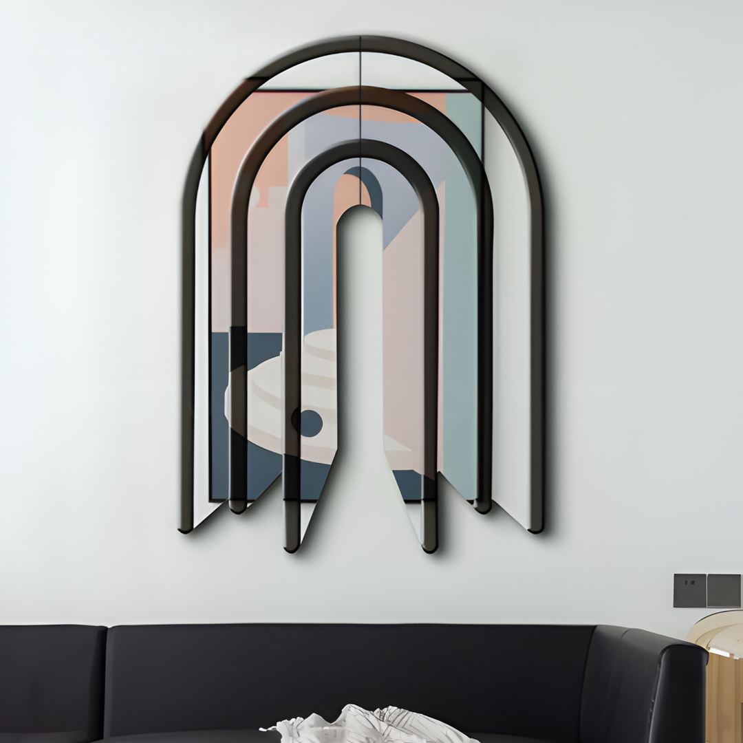 SYLVARA Modern Accent Wall Mirror - Cassa Haus Singapore