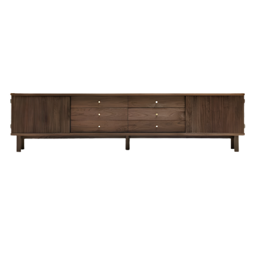 NOYRA Modern Solid Wood TV Console