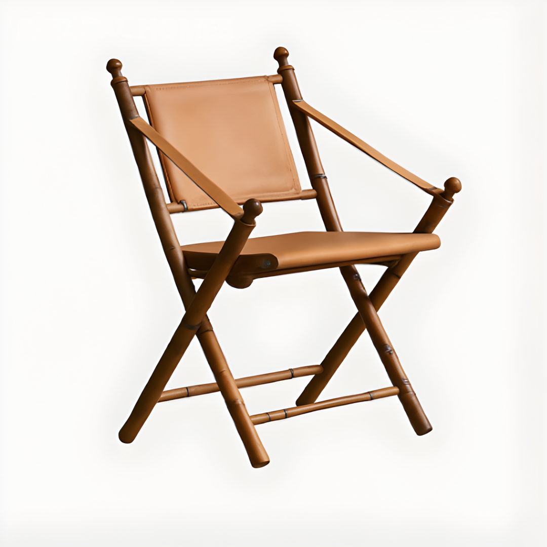 BEXI Modern Leather Folding Study Chair - Cassa Haus Singapore