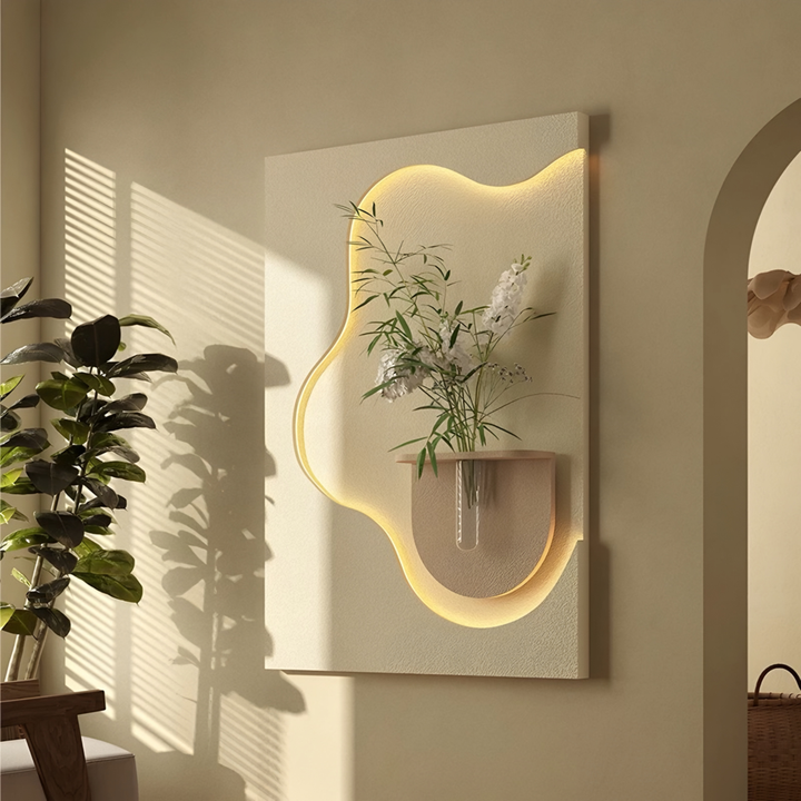 AVELUNE Wabi Sabi Sandstone LED Wall Art