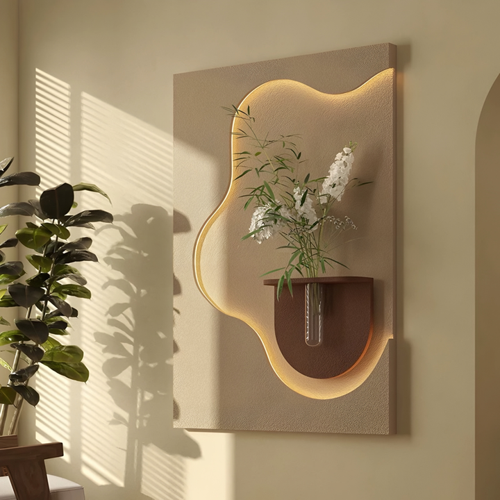 AVELUNE Wabi Sabi Sandstone LED Wall Art