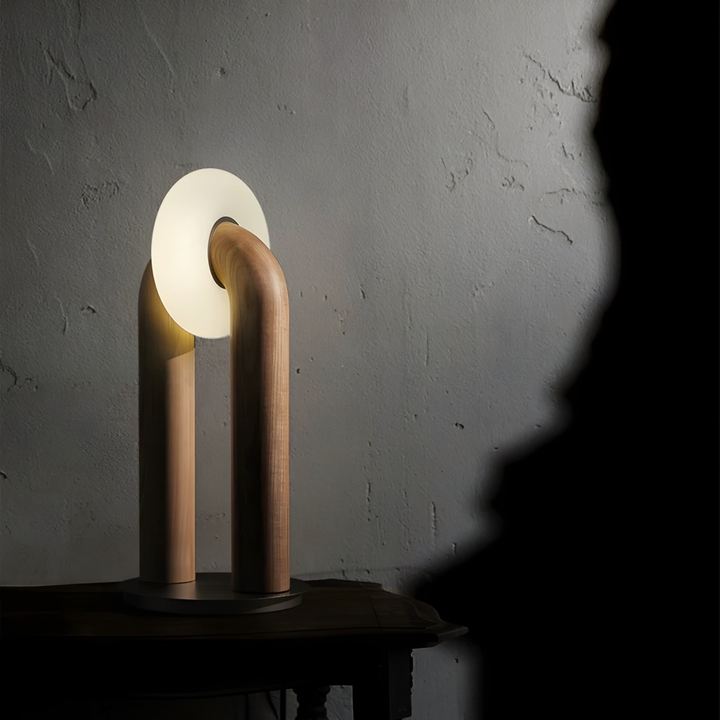 MORDEN Wabi-Sabi Solid Wood Table Lamp